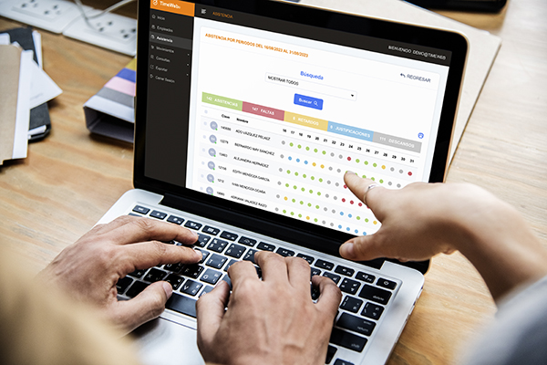 Control de asistencia de personal TimeWeb
