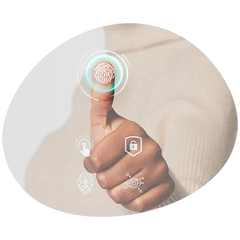 Reloj checador huella digital