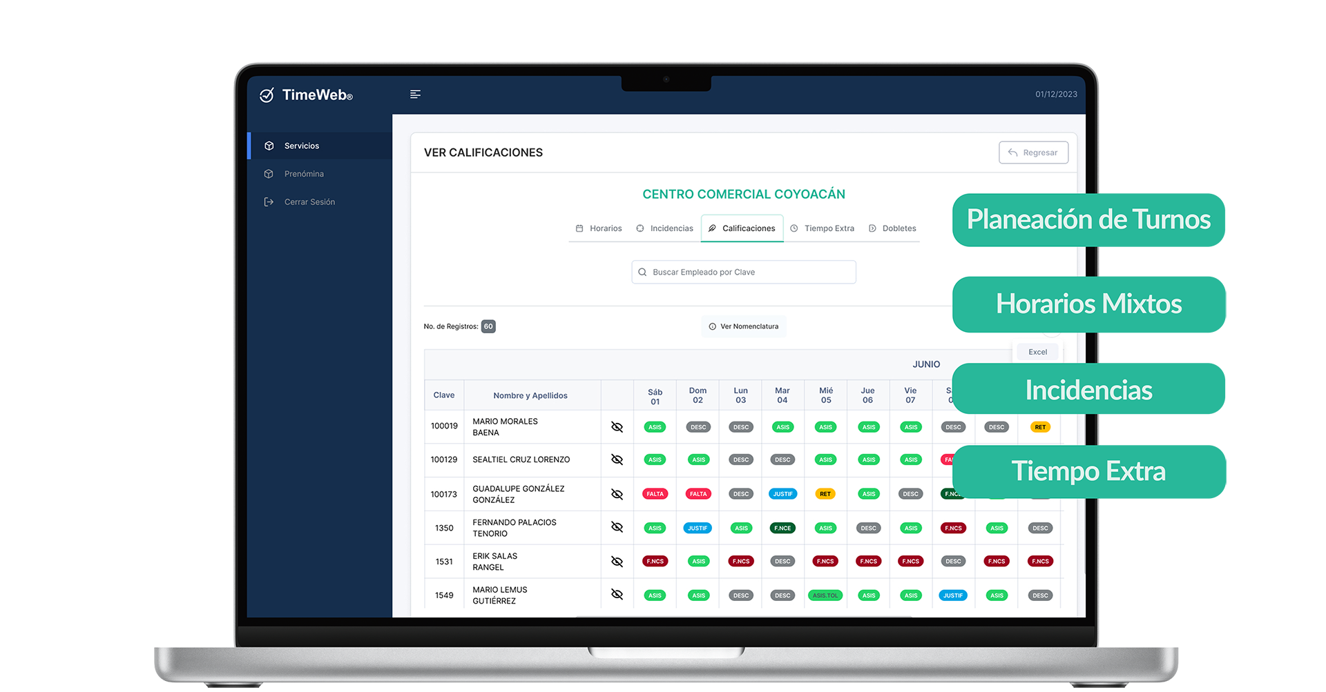 Software de asignación de turnos laborales